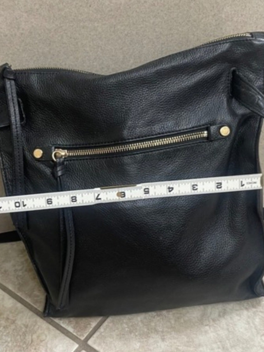 KOOBA FAIRFIELD Black Leather Convertible Backpack - Picture 8 of 16